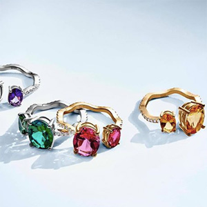 Paige Novick for Atelier Swarovski rings