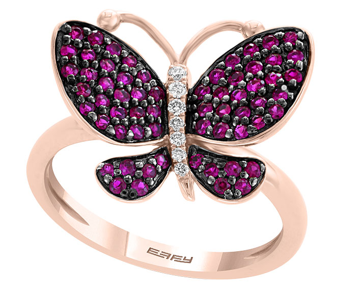 effy ruby butterfly ring