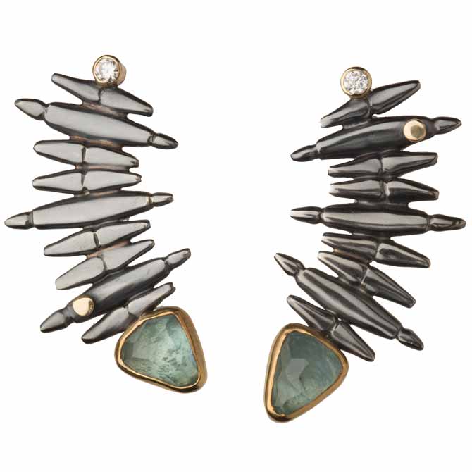 Alison Antelman Grand Staircase aquamarine earrings