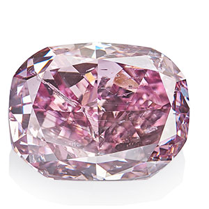 Fancy deep purple pink Alrosa