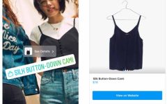 Instagram shopping screenshot