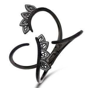 Joelle black diamond bracelet