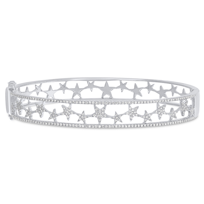 Shy Creation diamond star bracelet