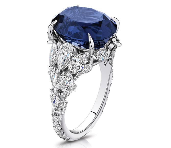 Brilliant Earth ceylon sapphire ring