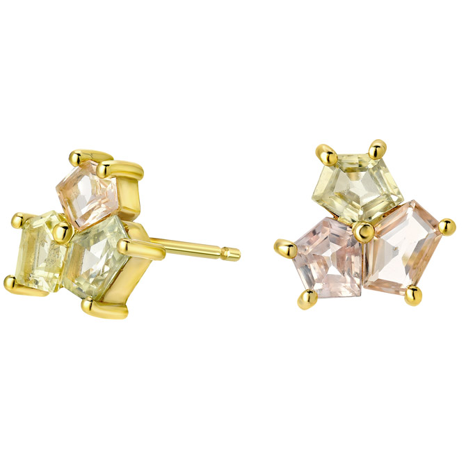 Era Jewelry Mosaic trio stud earrings