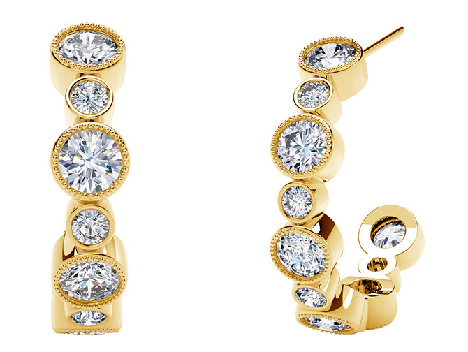 Forevermark tribute collection diamond hoops