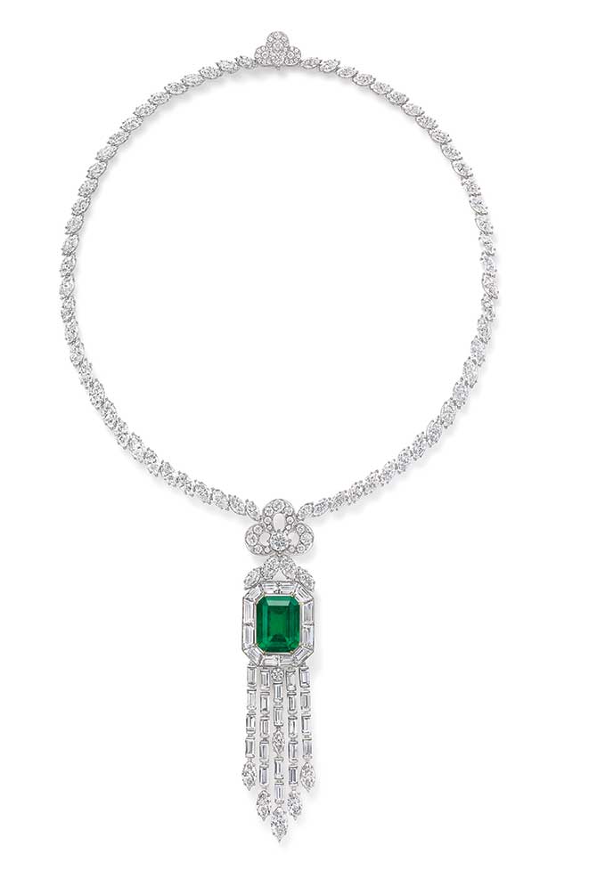 Harry Winston Emerald Vitrine necklace