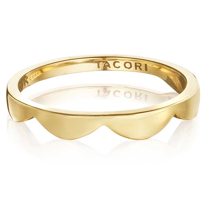 Love Los Angeles crescent stacking ring