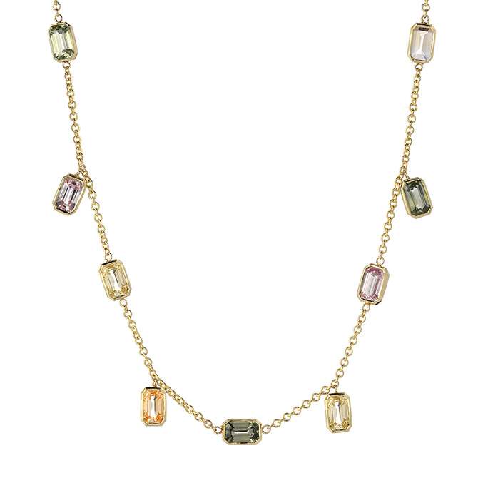 Era Jewelry Brick Brigade earth tone necklace