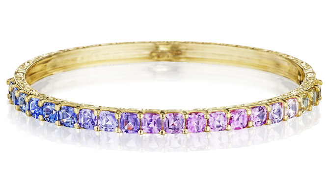 Penny Preville cushion Watercolor bangle Penny Preville cushion Watercolor bangle