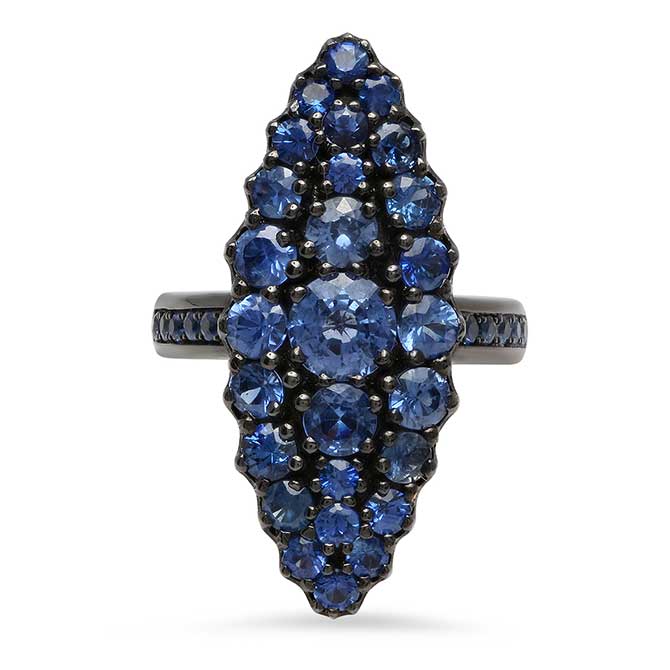 Colette sapphire marquise ring
