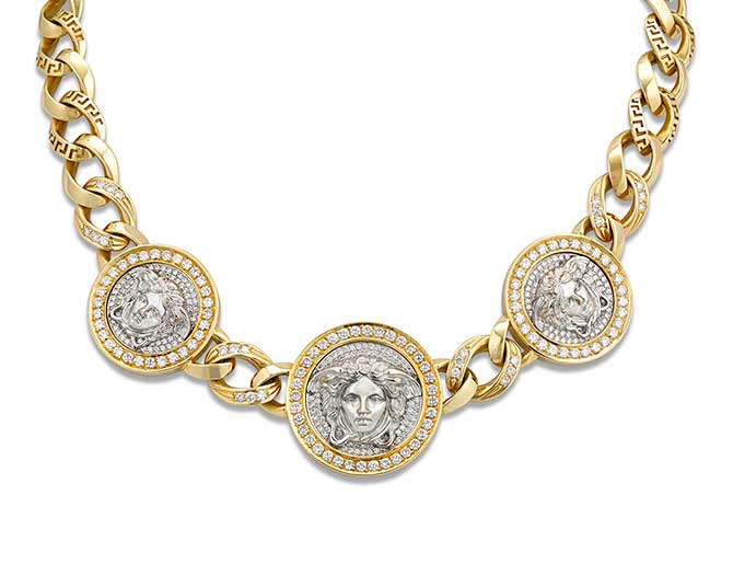 versace jewelry real gold