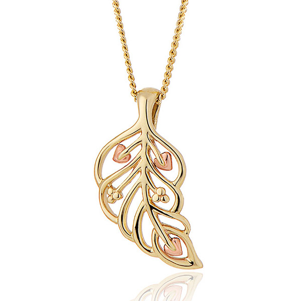 Clogau Debutante Feather pendant