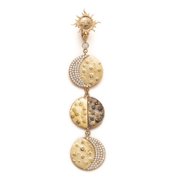 Sofia Zakia Supreme Moon Phase earring