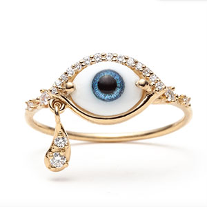 Sofia Zakia Suspiria eye ring