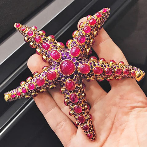 boivin starfish brooch