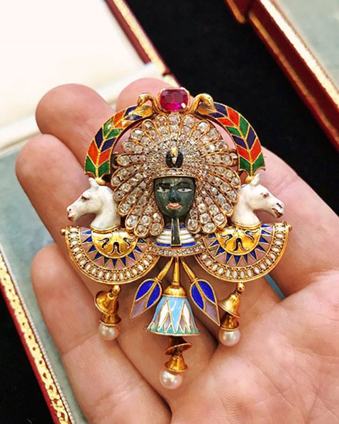 carlo giuliano brooch