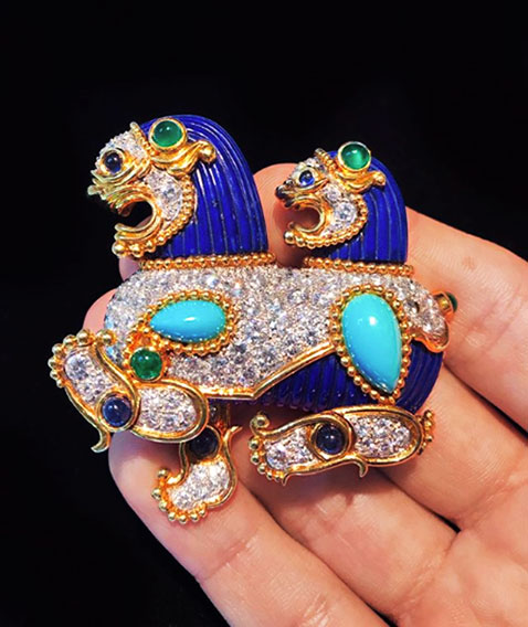 cartier dragon brooch