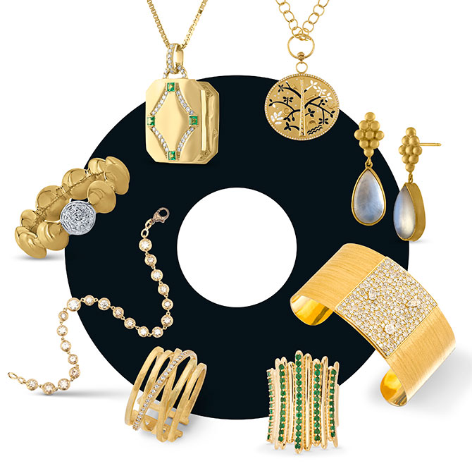 gold jewelry collection