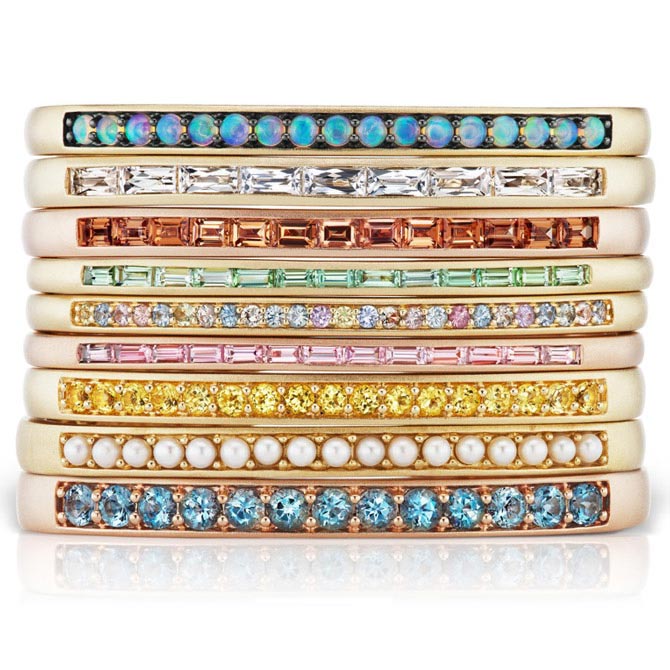 Jane Taylor pastel bangle assortment