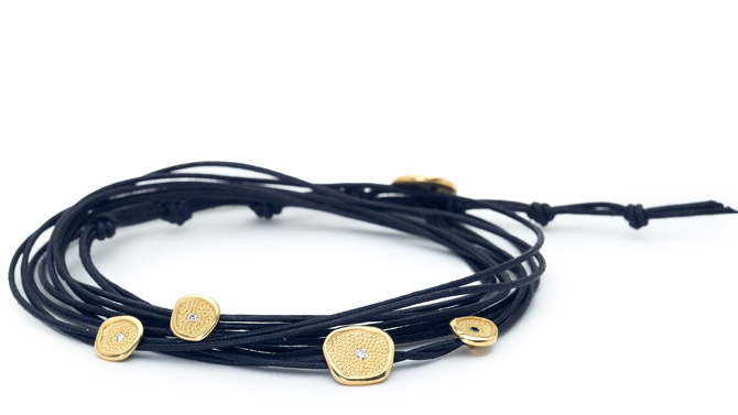 Anne Sportun Pebble wrap bracelet