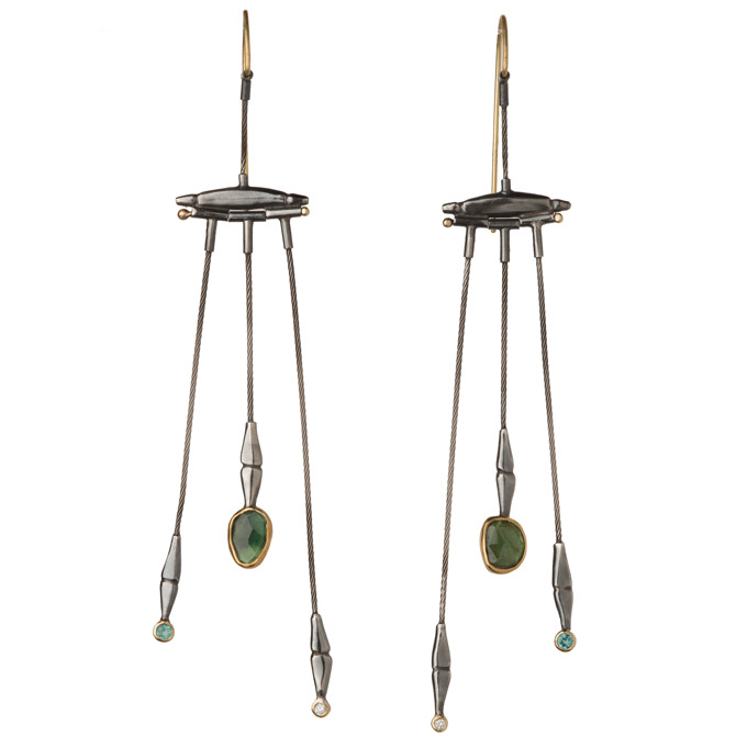 Alison Antelman Hinged Icicle earrings