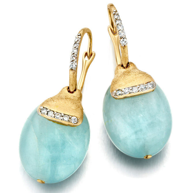 Nanis aquamarine earrings