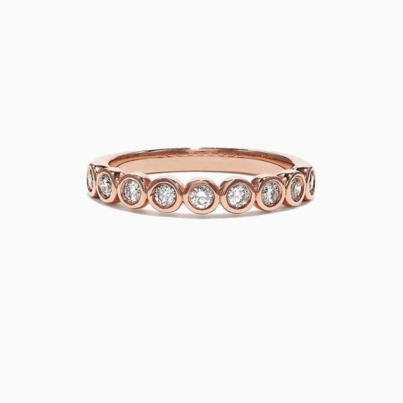 Effy Bubbles rose gold ring