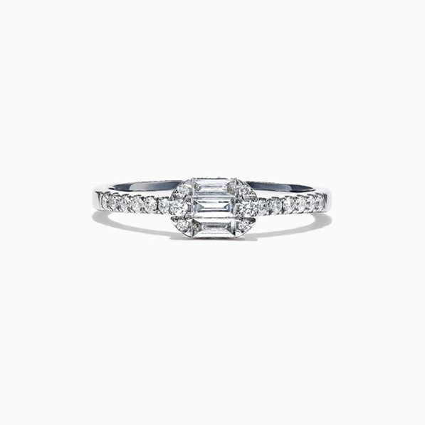 Effy east west diamond ring