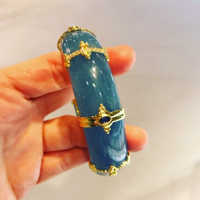 Mazza aquamarine bracelet