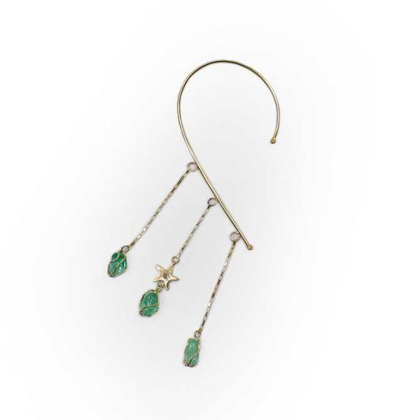 Mercedes Salazar Muzo emerald earring