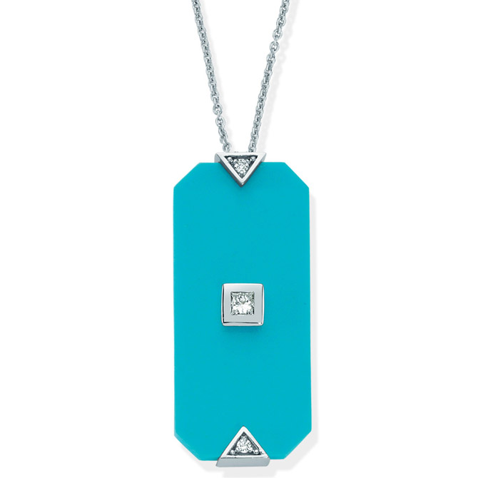 Melis Goral turquoise pendant