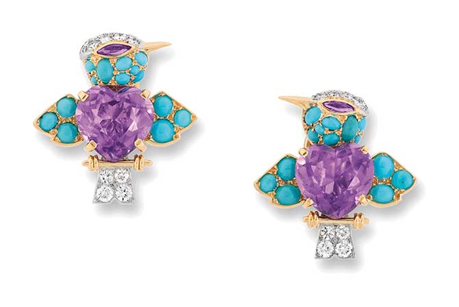Phillips auction Cartier earrings