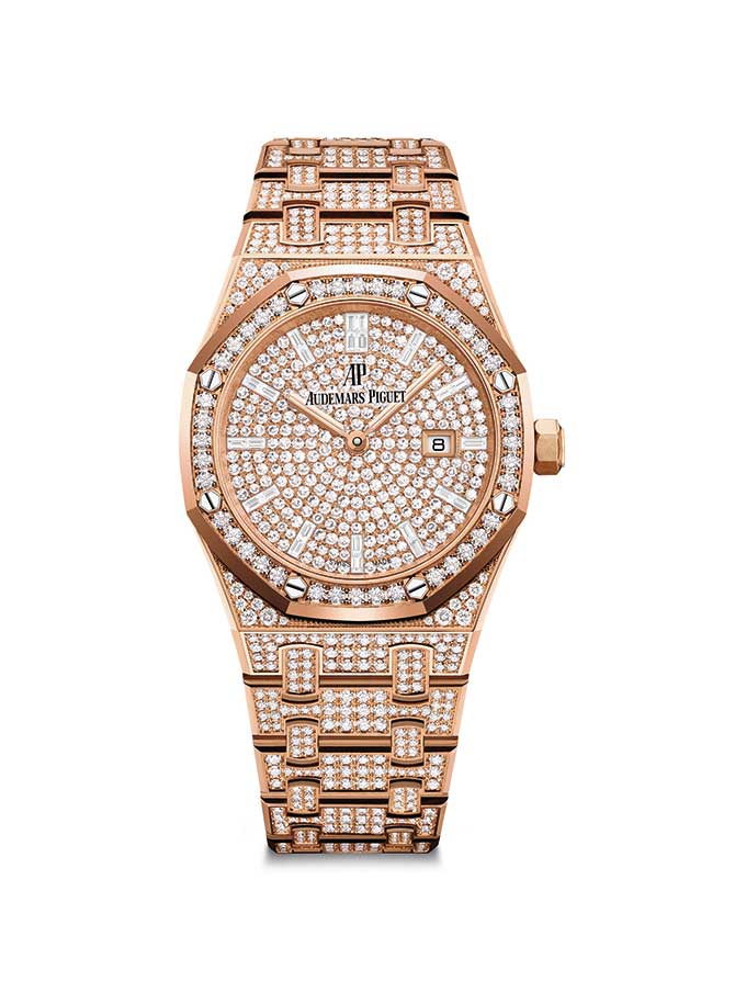 Audemars Piguet gold and diamond watch