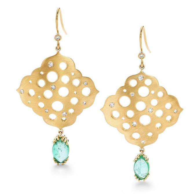 Dana Bronfman x Muzo emerald earrings