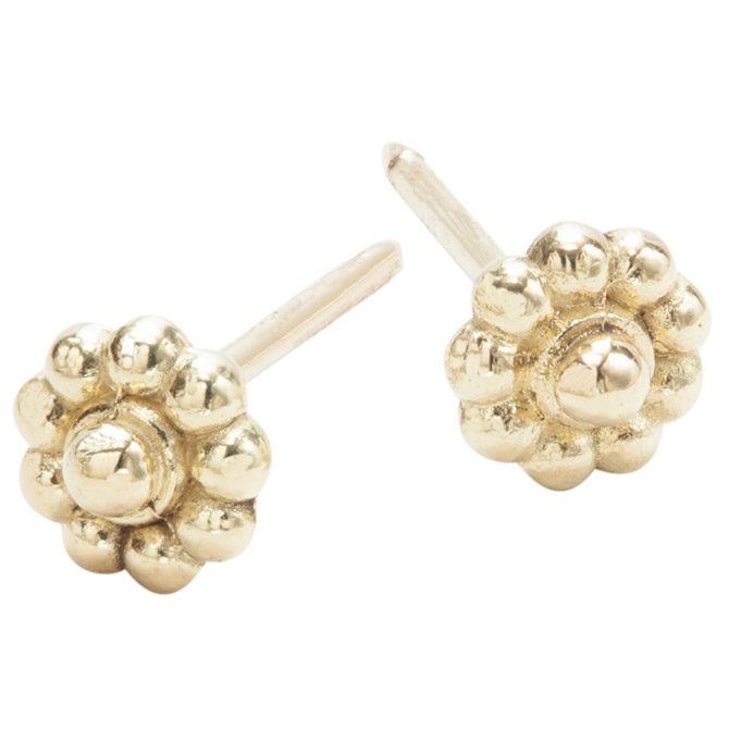 Christina Malle Rosette stud earrings