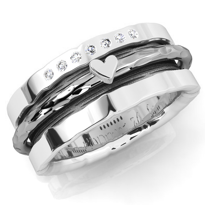 Kukka Jewelry heart ring