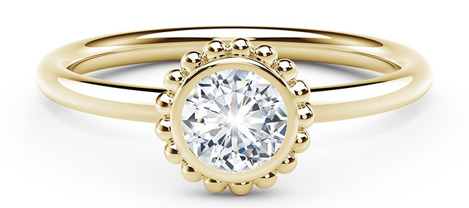 forevermark tribute beaded ring