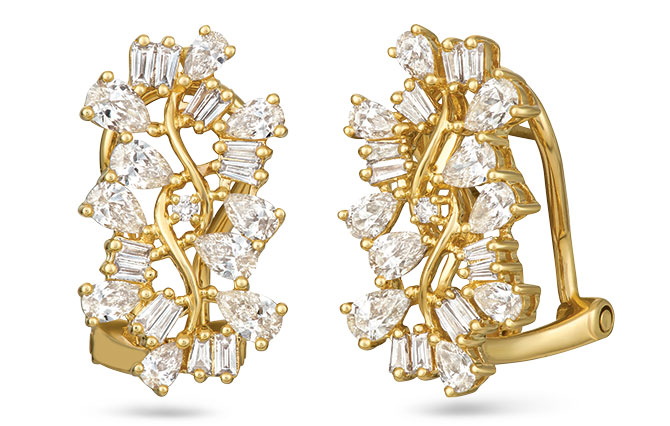 le vian baguette frenzy earrings