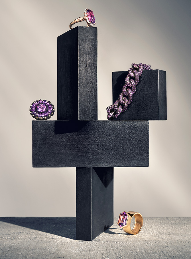 purple gemstone jewelry