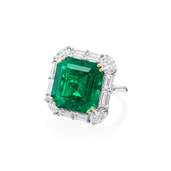 tiffany green emerald ring