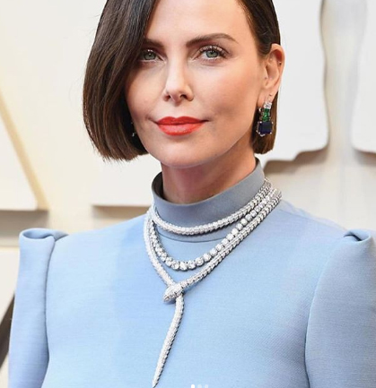 Charlize Theron Bulgari Oscars