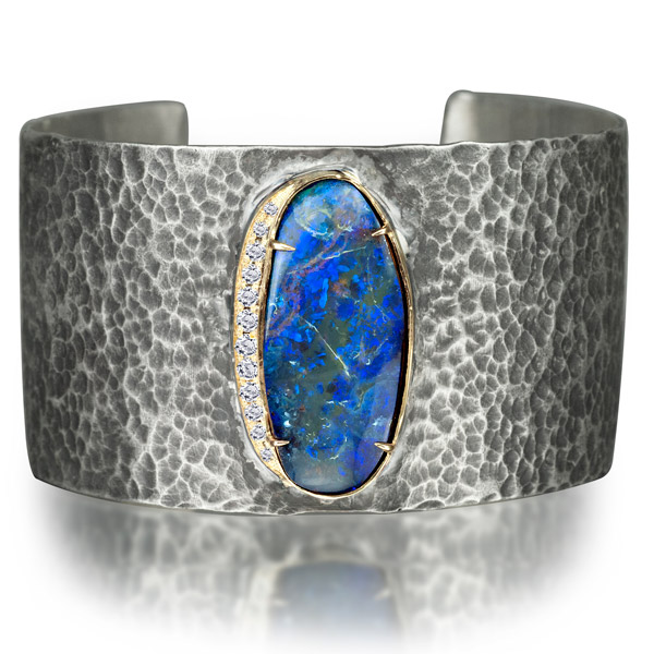 925Suneera opal cuff bracelet