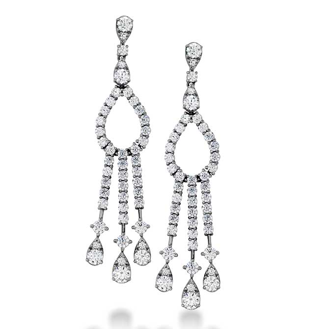 Flont Hearts on Fire Aerial Elegance chandelier earrings