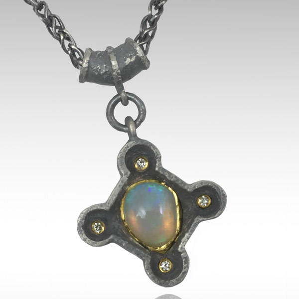 Michael Jensen In the Light opal pendant