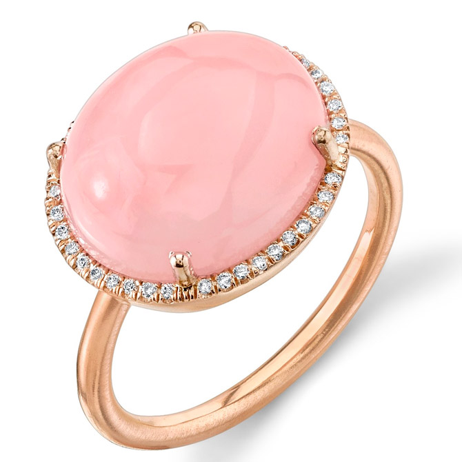 Irene Neuwirth pink opal ring