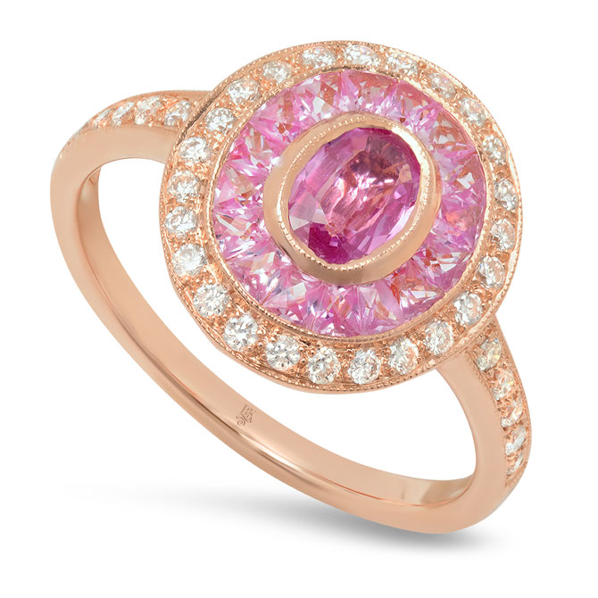 Beverley K pink sapphire ring