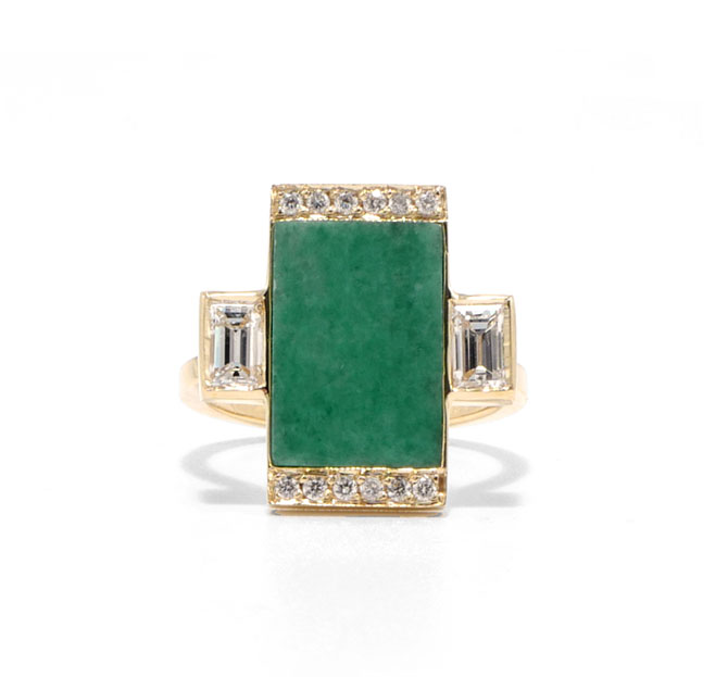 Ashley Zhang jade ring