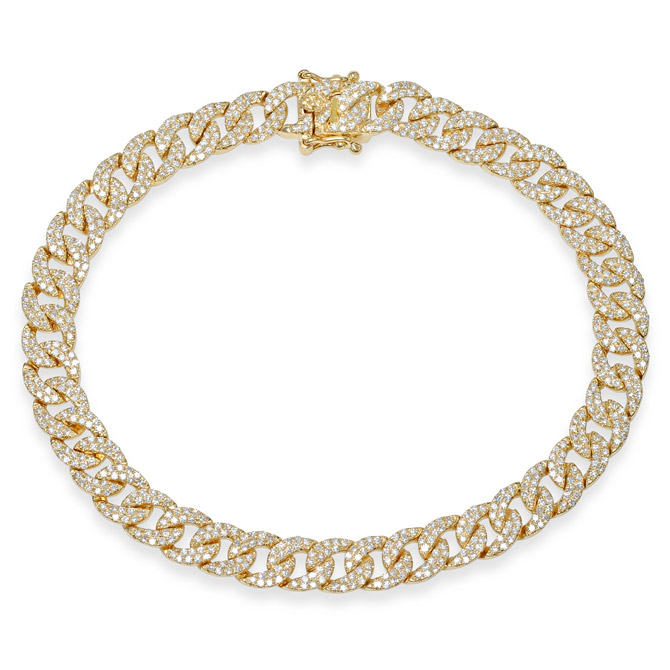 Shy Creation diamond chain bracelet