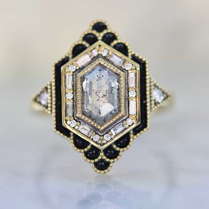 Emily Gill diamond ring